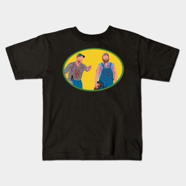 Tucker and Dale Kids T-Shirt by @johnnehill